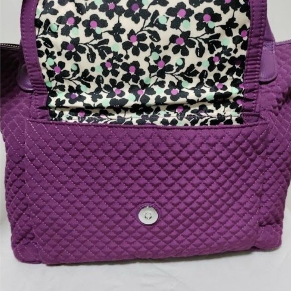 Vera Bradley Carson North South Microfiber Tote Bag - Picture 6 of 7
